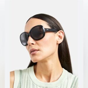 Ray-Ban Glossy Black Jackie Ohh II Women's Sunglasses